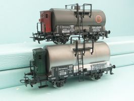 MÄRKLIN 2 Kesselwagen aus 2857 Set