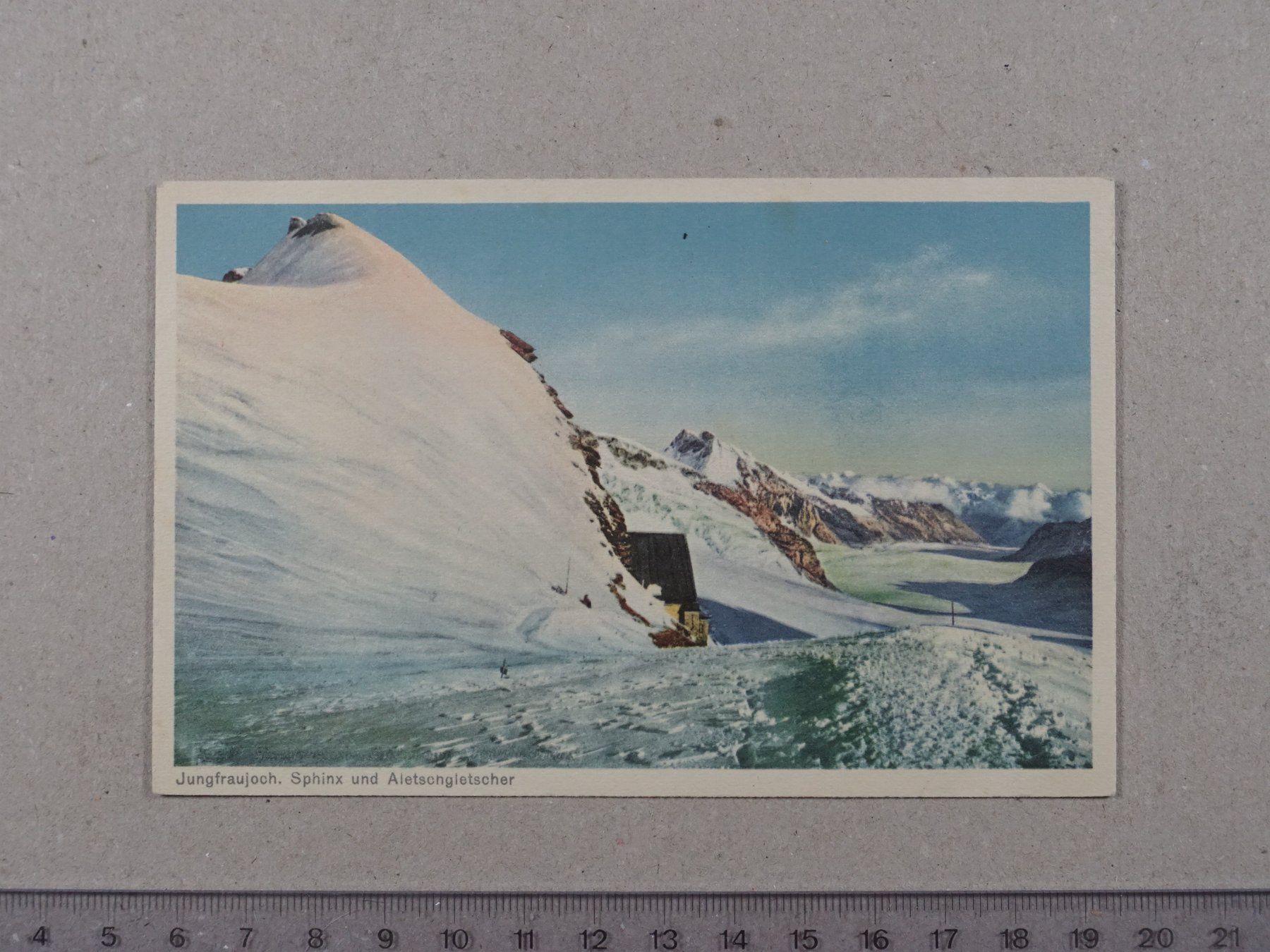 Cartes postales: Jungfraujoch, Sphinx, Aletschgletscher, Gletscher – D'occasion à Lenzburg par fh1