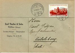 Brief, Pfäffikon 1943