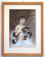 PICOT Akt abstrakt Abstrakte Kunst unleserlich signiert