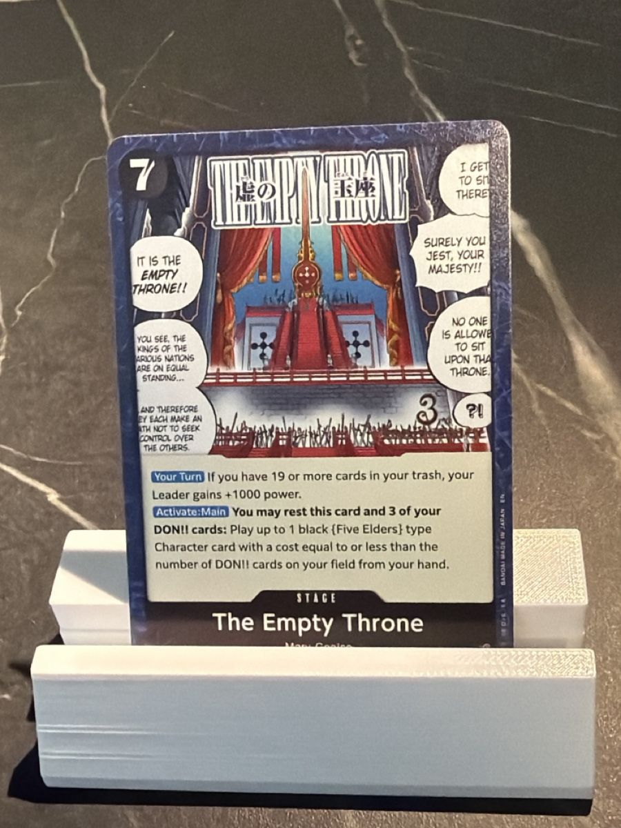 Bandai Carte collezionabili: One Piece OP13-099 The Empty Throne, Englisch – Nuovo (secondo la descrizione) da St. Gallen venduto da cambitcg
