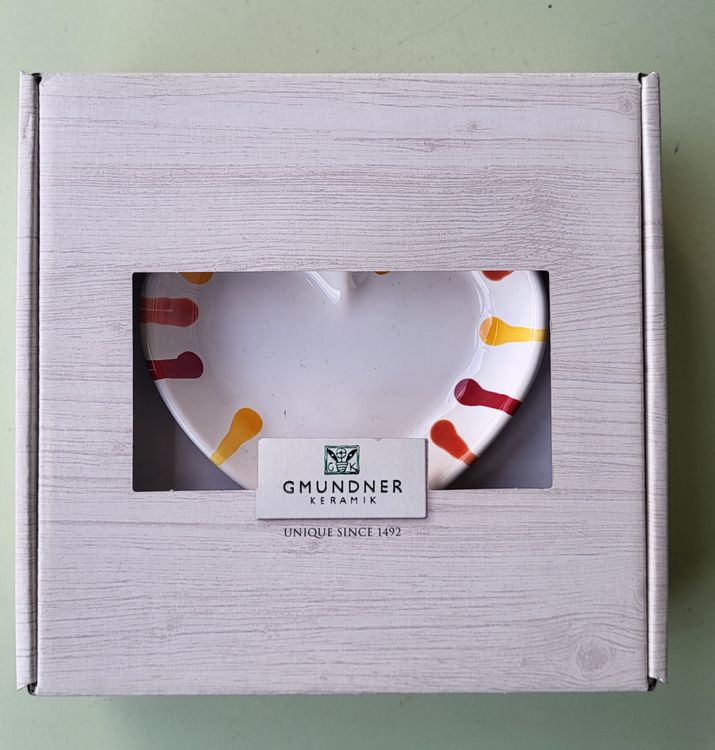 Herzschale Landlust Keramik Gmunder Neu Unikat (Neu und ...
