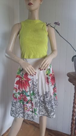 LAVAND Ensemble Rock + Top S 36 Ballonrock Mini Jupe Cropped