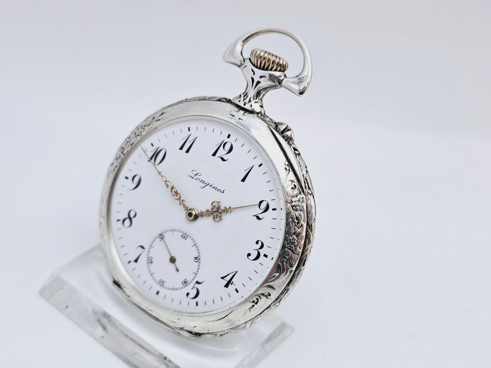 SCH TZENUHR LONGINES BERN 1910 TASCHENUHR 900 SILBER Kaufen auf