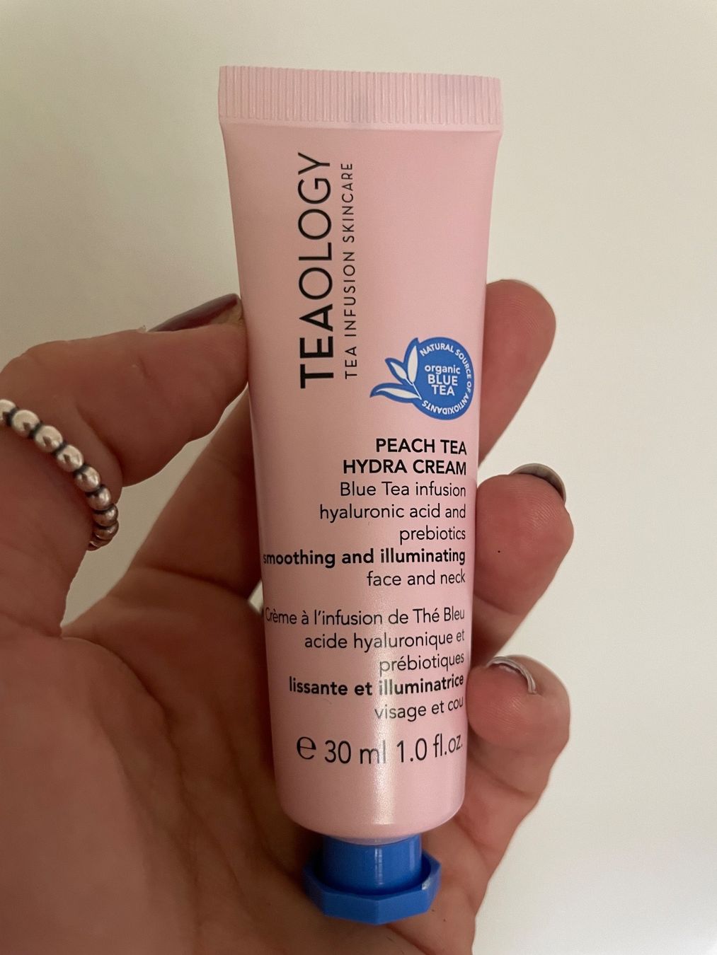 Cura del viso: Teaology Peach Tea Hydra Cream 30ml.. (Gesichtscreme).  Neu – Nuovo e nell'imballaggio originale da Zürich venduto da deruja