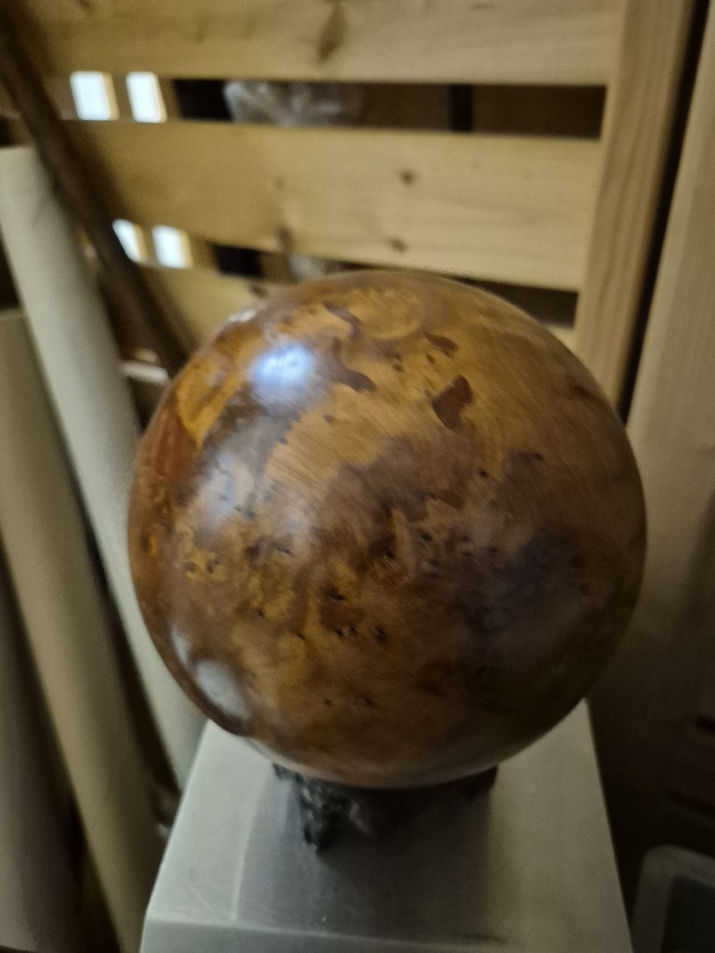 Alle Dekorationen: Holzkugel Unikat Kugel Holz – Gebraucht aus Russikon von eunicetungol 4