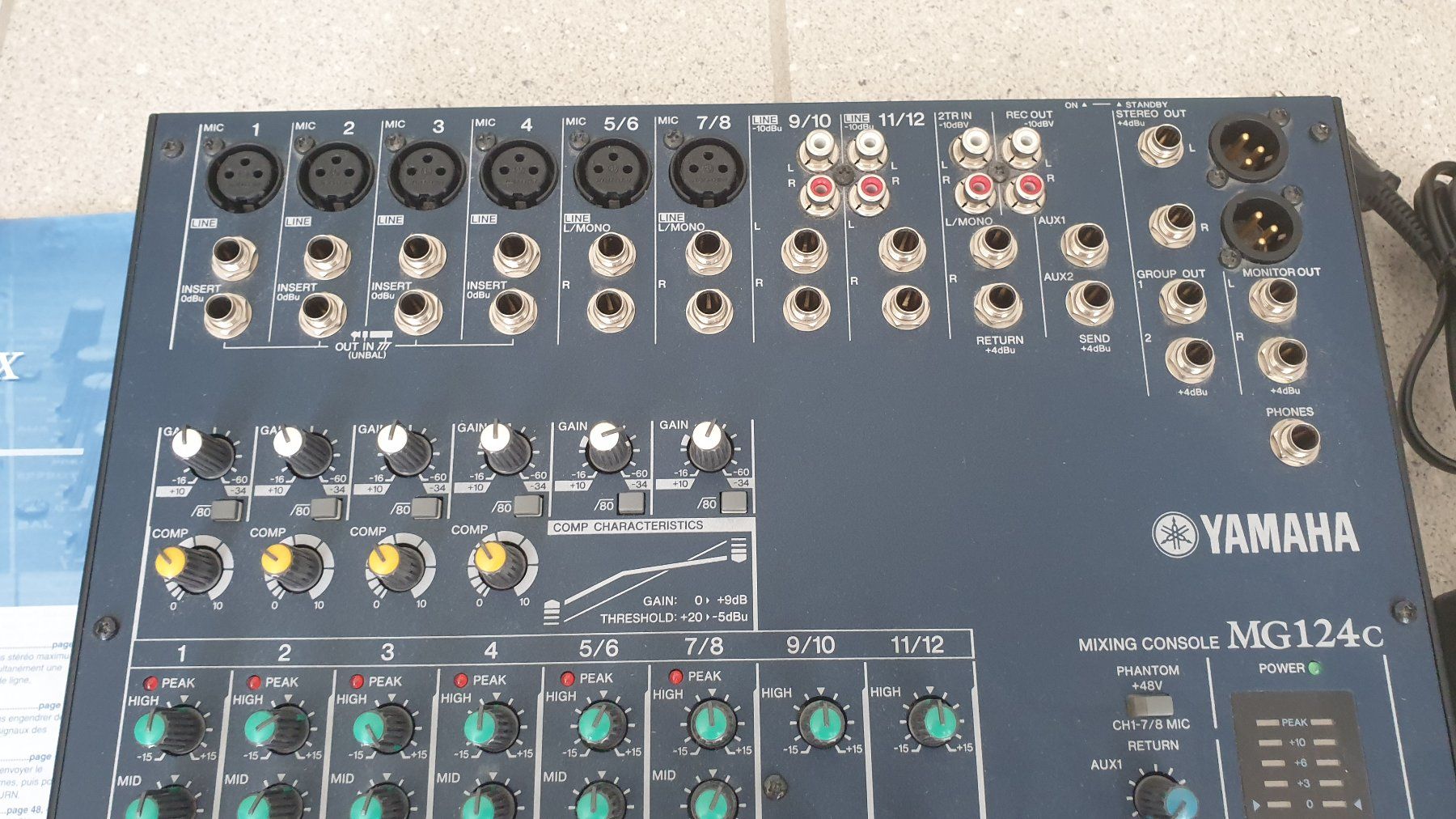 Yamaha Console di mixaggio: Mischpult YAMAHA Mixing Console MG124C – Usato da Stäfa venduto da Supertramp73 2