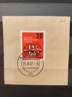 DDR 1957 Weltgewerkschaftskongress Leipzig gest. 1.Tag a.Pap