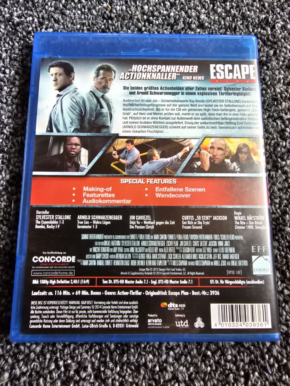 Alle DVDs: Escape Plan - Blu-ray – Gebraucht aus Ruswil von jan_bxl5 1