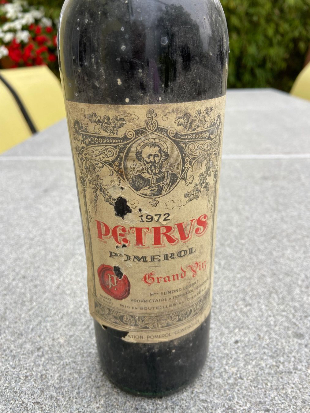 Château Pétrus Wein: Chateau Petrus 1972 – Gebraucht aus Ersigen von Schildchroettli24 1