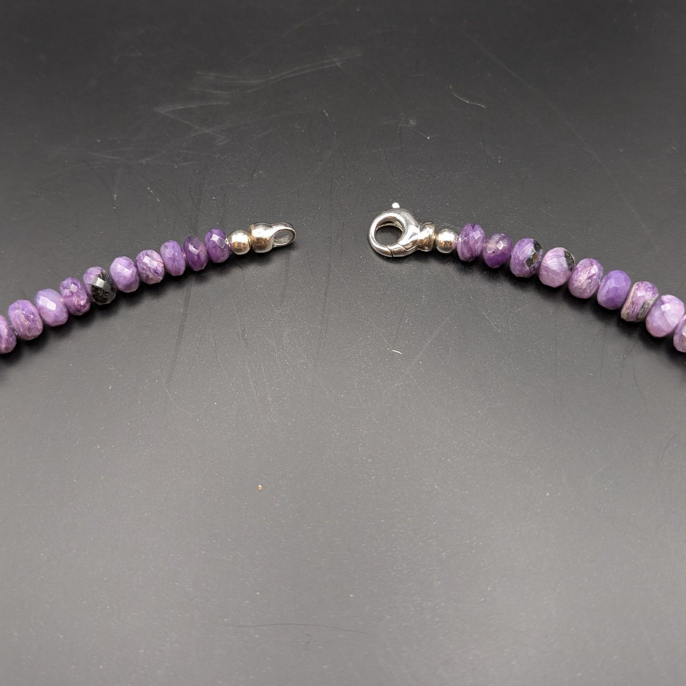 Catenine: Chaorit-Kette mit Karabiner in Silber 925 – Nuovo (secondo la descrizione) da Bern venduto da riu02 2