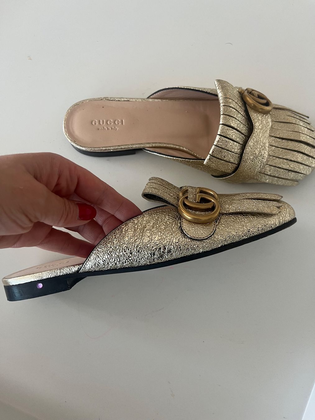 Scarpe da donna: GG Marmont Gucci Mules – Usato da Lenzburg venduto da BMK. 2