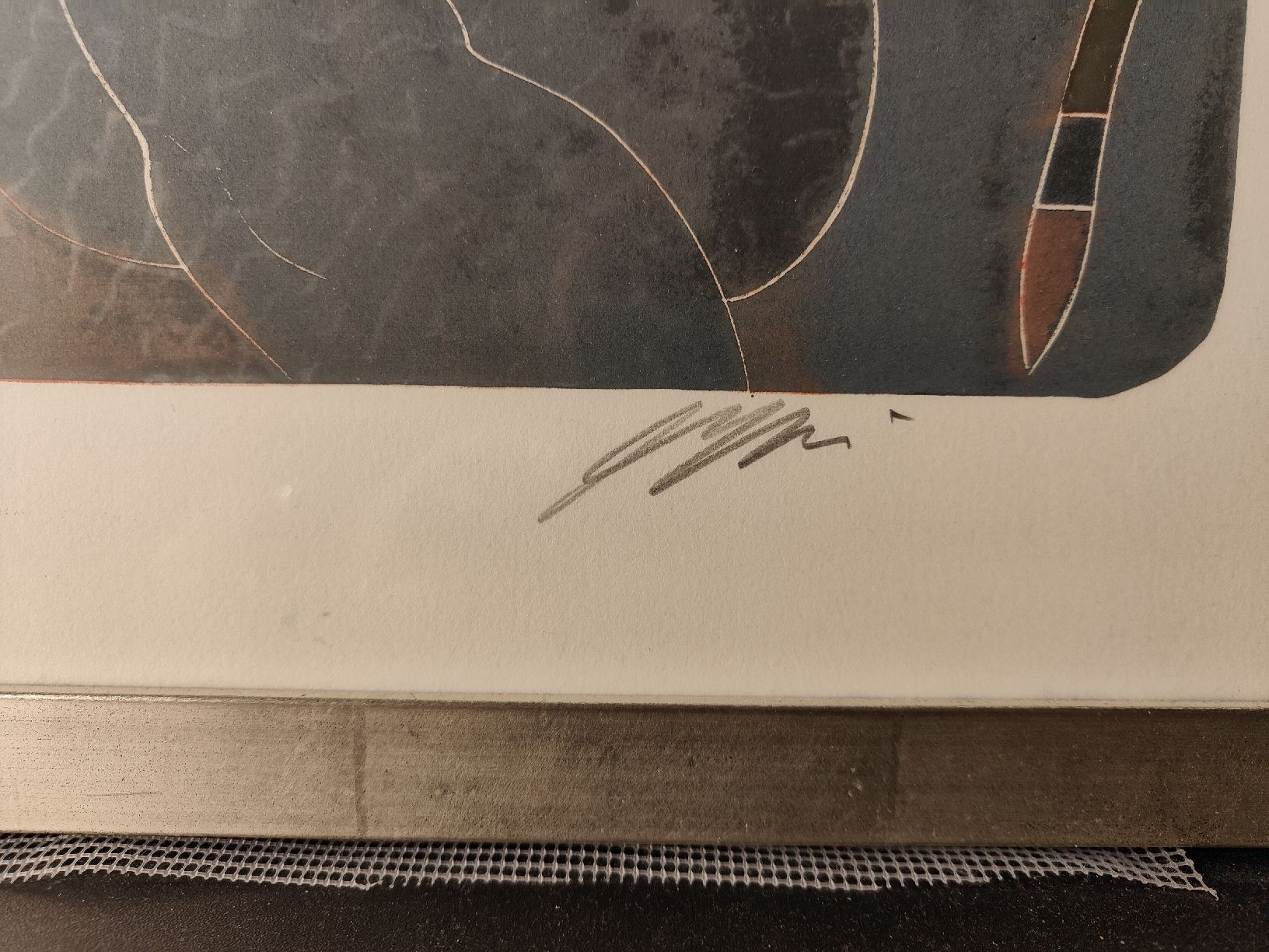 Grafica & Litografie: Hans Erni. Handsignierte Lithographie, nummeriert, gerahmt. – Usato da Stäfa venduto da Mmarco1969 1