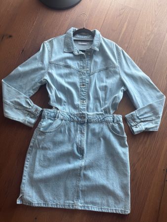 Jeanskleid RESERVED Gr. 42 - CUT OUTs -hellblau denim