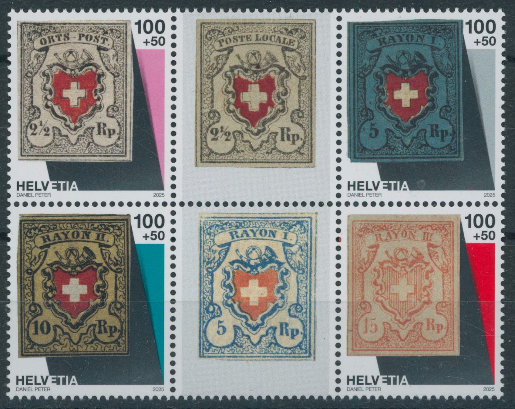 Tutti i francobolli: 2025 - Bernaba - Blockausschnitte - postfrisch ** – Nuovo (secondo la descrizione) da Schindellegi venduto da stationary
