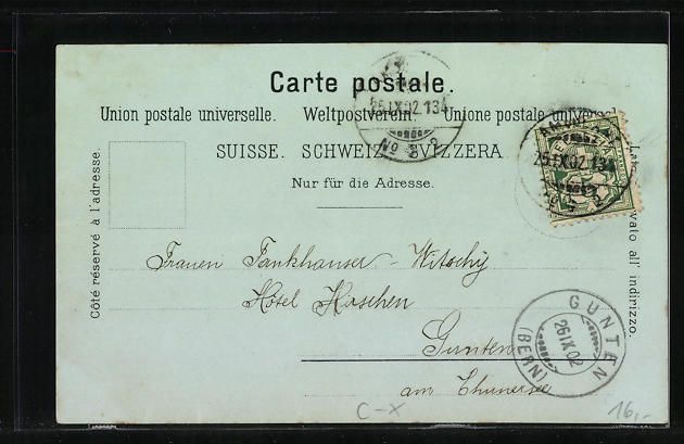 Cartes postales: Mondschein-Lithographie Gais, Gesamtansi – D'occasion à Berlin par bartko-reher 1