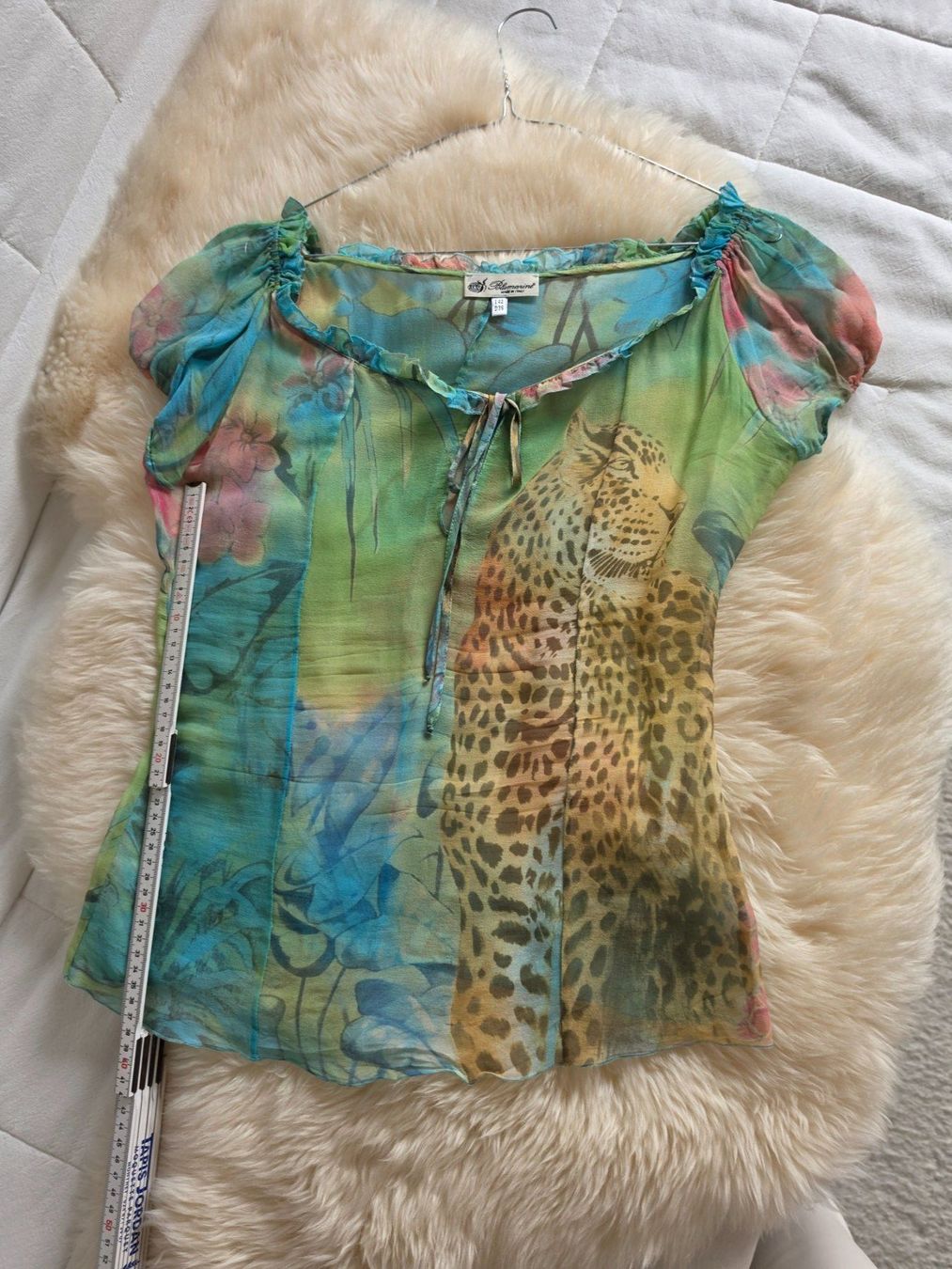 Camicette: Designerbluse Bluemarine - transparente,  farbig – Usato da Choex venduto da the_designer