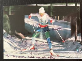 Hippolyt Kempf Autogrammkarte Calgary '88 signiert