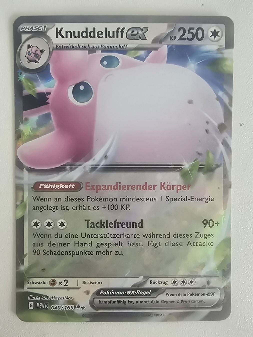 Pokémon Carte collezionabili: Pokemon Knuddeluff ex, DE, 2023 – Nuovo (secondo la descrizione) da Pfäffikon SZ venduto da gmw_8nk9 1