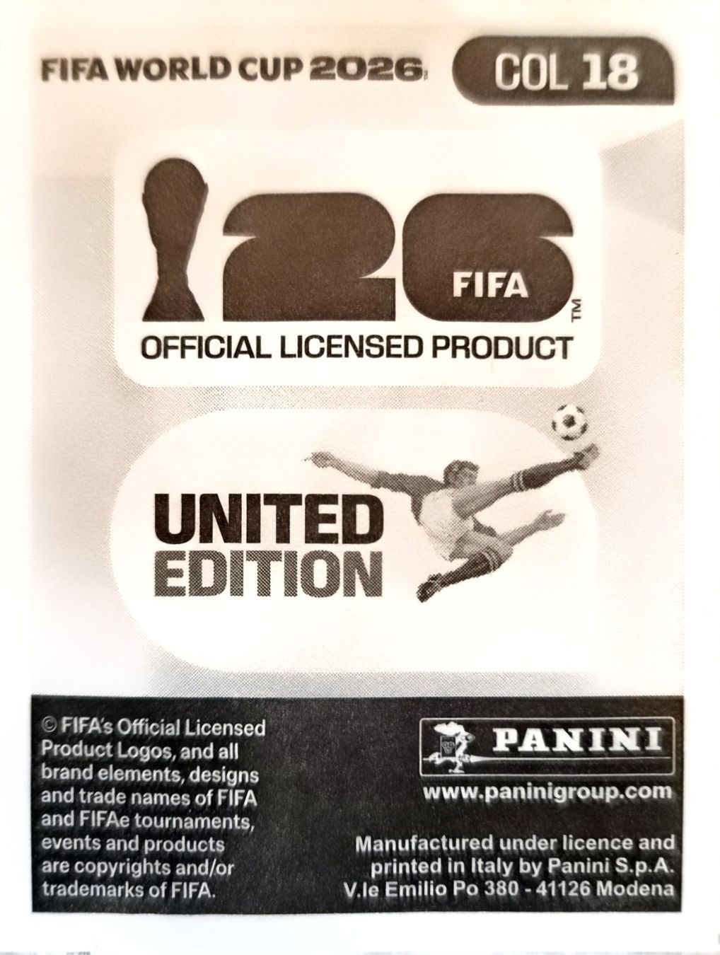 Panini Sammelbilder & Trading cards: Carte FIFA World Cup 2026 COL 18 – Gebraucht aus Clarens von rim_g98y 1