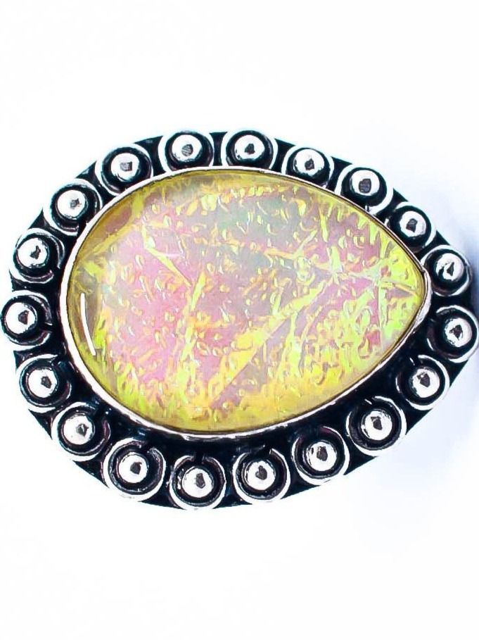 Anelli: Australian Triplet Opal Gemstone Handmade 925 Silver size 7 – Nuovo e nell'imballaggio originale da Gächlingen venduto da CHARLEZGIFTS 2