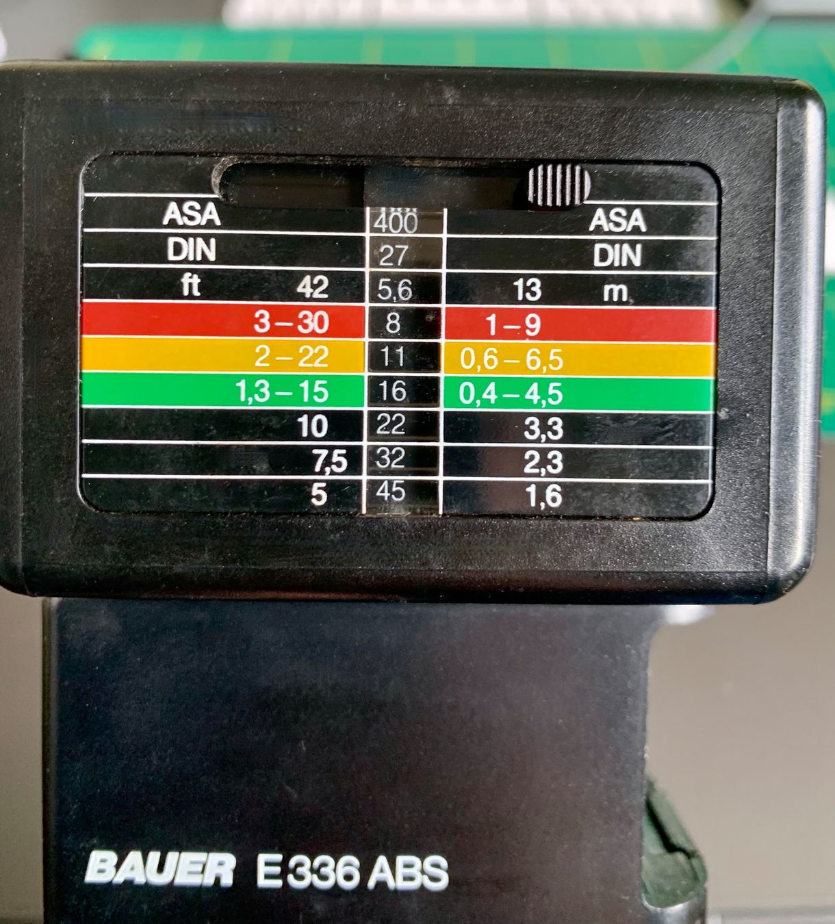 Flash: Flash Bauer E336 ABS per fotocamera . Vintage. – Usato da Vacallo venduto da Ro-Ma76 4