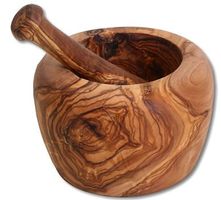 Mörser aus Olivenholz