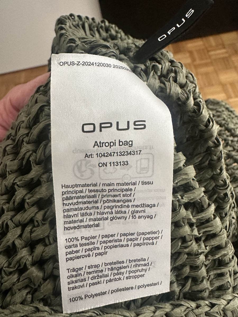 Opus Borse da donna: Opus Basttasche – Nuovo (secondo la descrizione) da Ostermundigen venduto da anja046 1