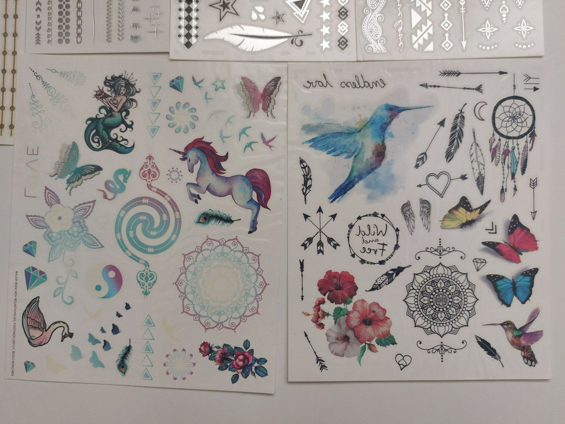 Sticker: temporäre Klebetattoos – Nuovo (secondo la descrizione) da Neftenbach venduto da lor_7thq 2