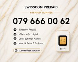 Swisscom Prepaid Premium Nummer