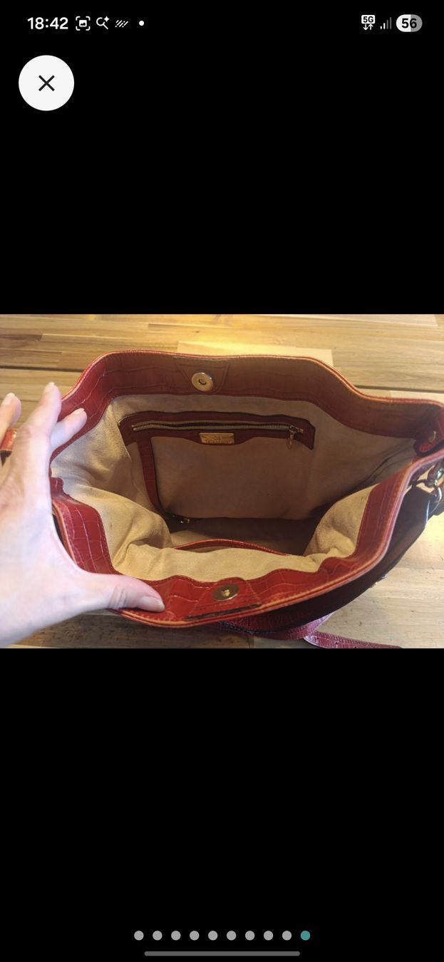Maison Mollerus Taschen für Damen: Maison Mollerus Tasche rot – Gebraucht aus Münchenbuchsee von Cori1968 6