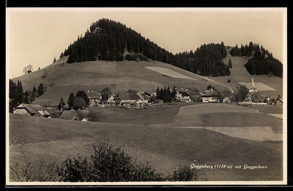 Cartoline postali: AK Guggisberg, Mit Guggershorn – Usato da Berlin venduto da bartko-reher