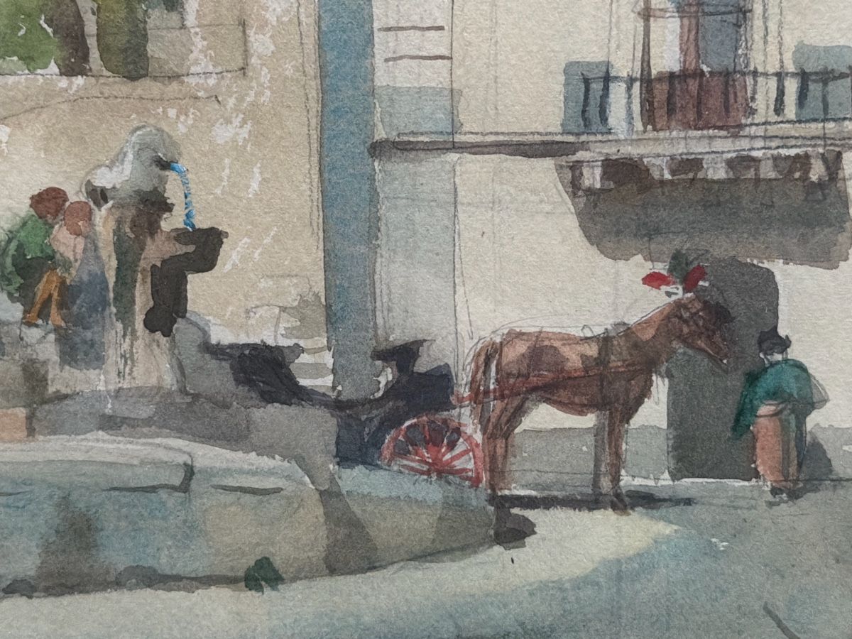 Dipinti: Gemälde, August Schmid, 1935. – Usato da Biberist venduto da Momo33 5