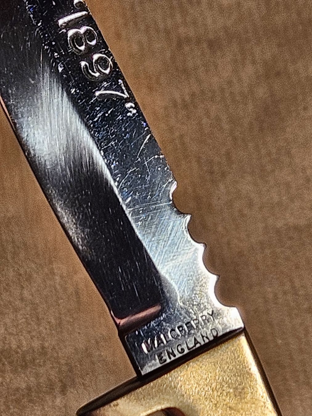 Zubehör: ZWEI MESSER WOLVERINE USA / MALCBERRY ENGLAND – Neu (gemäss Beschreibung) aus Maschwanden von OliverM05 8