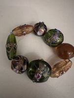 Handmade bracelet, venice glass