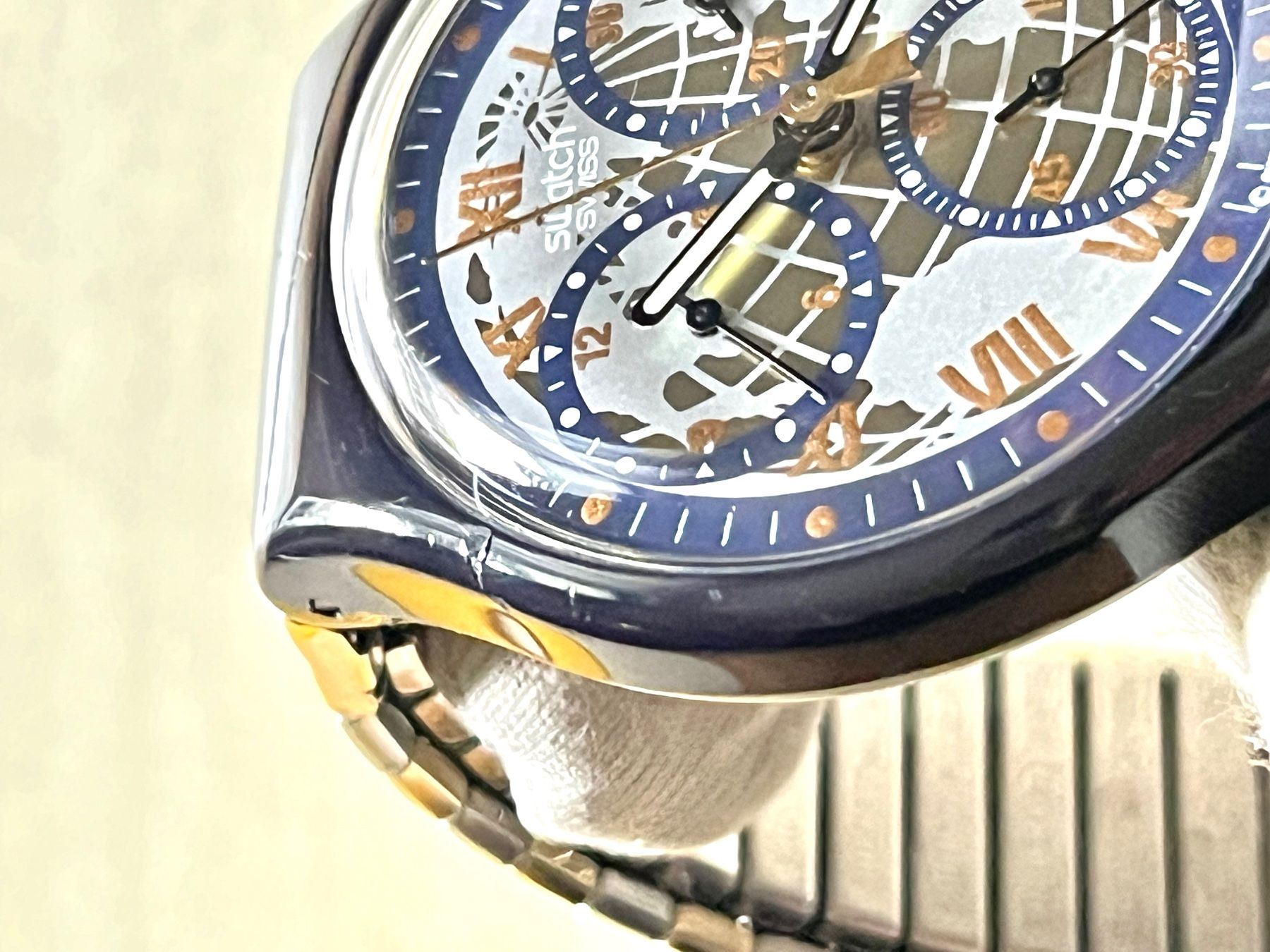 Swatch Orologi: Vintage Swatch Uhr, Chronograph – Usato da Grenchen venduto da chththl 4