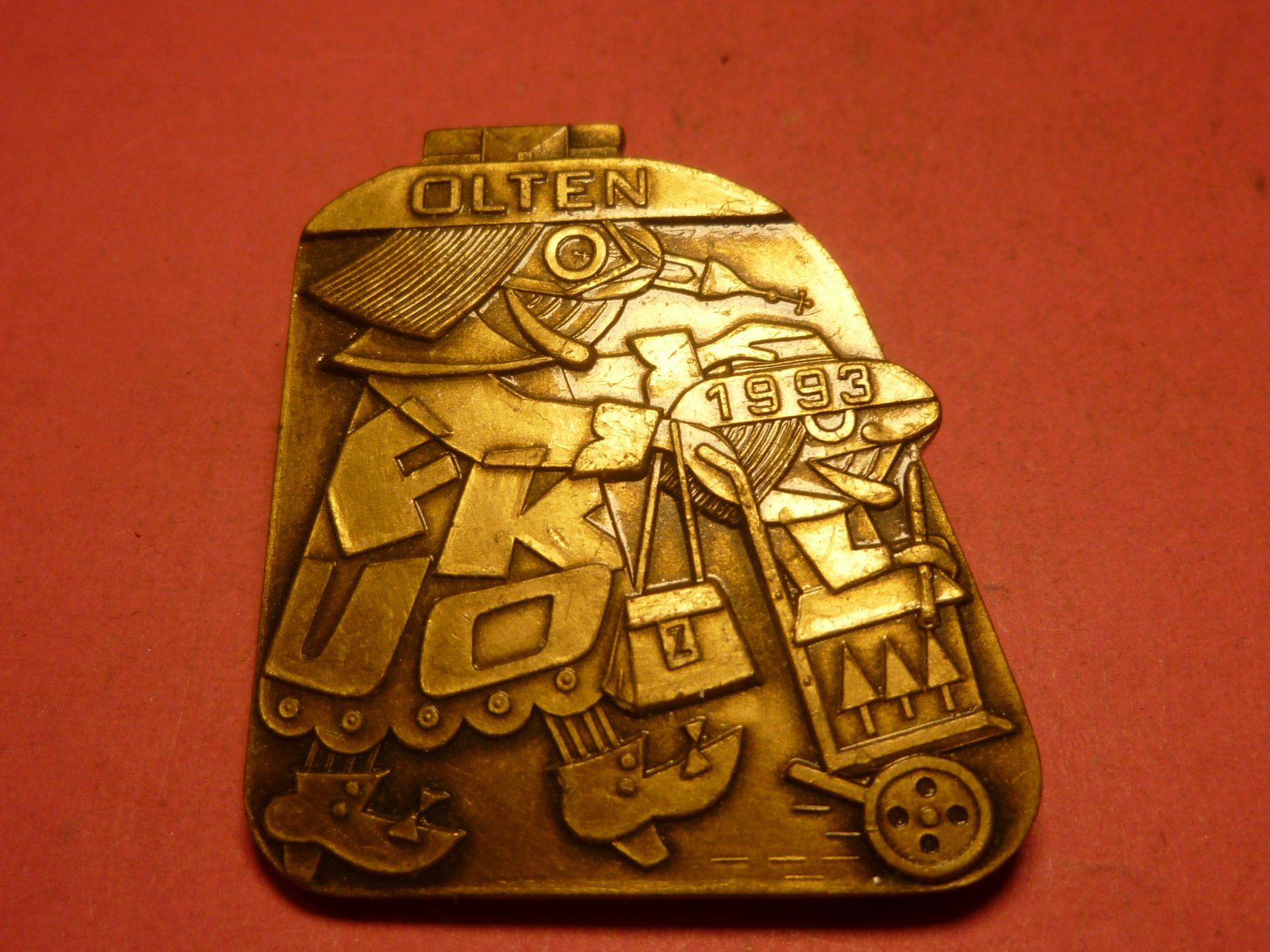 Placchette & Badge: OLTEN 1993 MESSING – Usato da Ried (Muotathal) venduto da Mandarin02