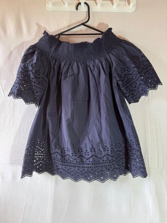 Schöne dunkelblaue Bluse von Only Gr. 36 100% Baumwolle