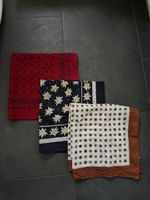 3 Baumwoll-Tücher 50x50 cm Neuwertig