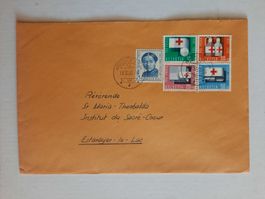 Pro Patria 1963, Satzbrief, gest. Wichtrach, repräsentativ 