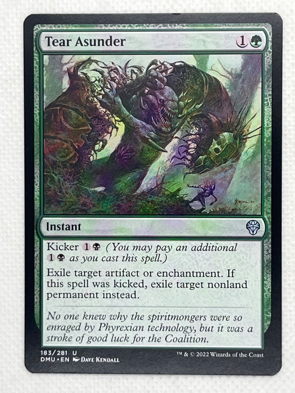 Magic The Gathering Sammelbilder & Trading cards: MTG Tear Asunder DMU 183 Englisch Uncommon – Gebraucht aus Hinterkappelen von Kim1992