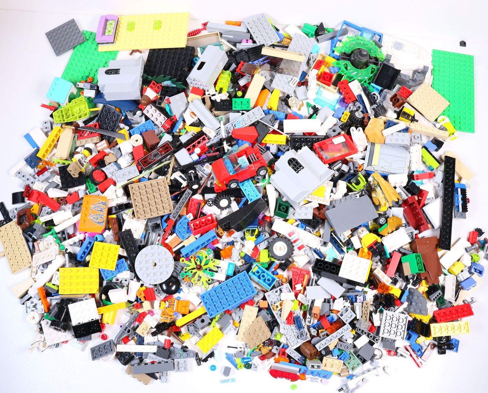 Lego Kit di costruzioni: 1.5 kg. Legoteile mit Minifiguren – Usato da Hettlingen venduto da Scholi99