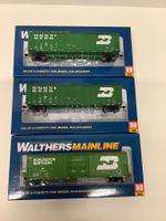 Walthers Mainline HO,  Wagen Burlington Northern, drei Stk.