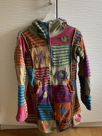 Bunte Patchwork Jacke Grösse M •Hippie •Goa