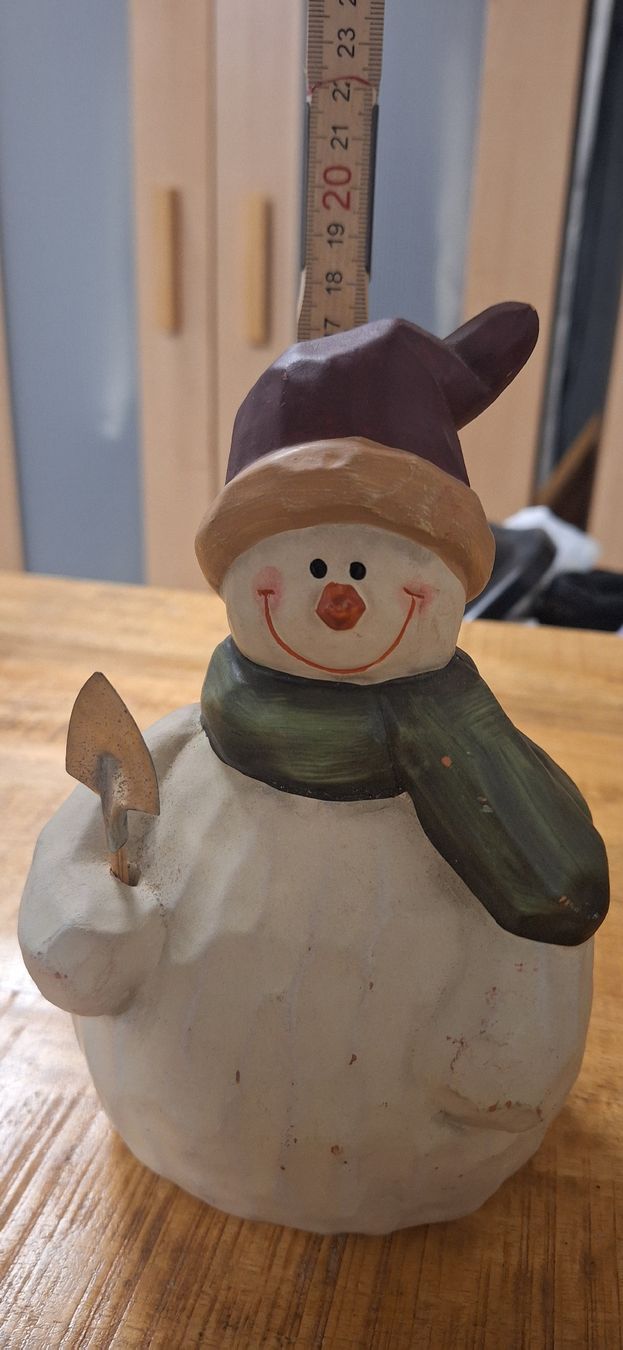 Tutte le decorazioni: Deko Schneemann Figur mit Schaufel  – Usato da Gretzenbach venduto da Chillkrot 4