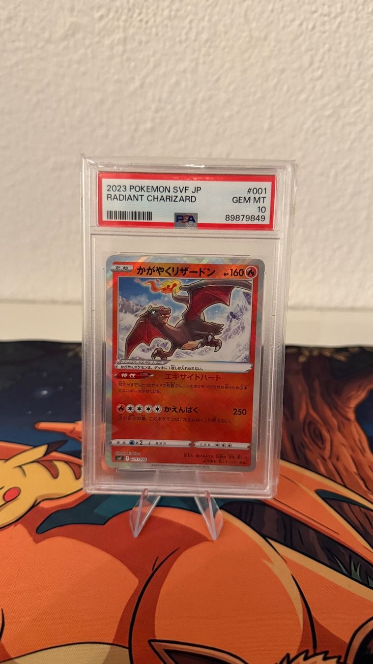 Pokémon Sammelbilder & Trading cards: PSA 10 Radiant Charizard | Glurak | JP – Neu (gemäss Beschreibung) aus Dübendorf von Simplysimi 1