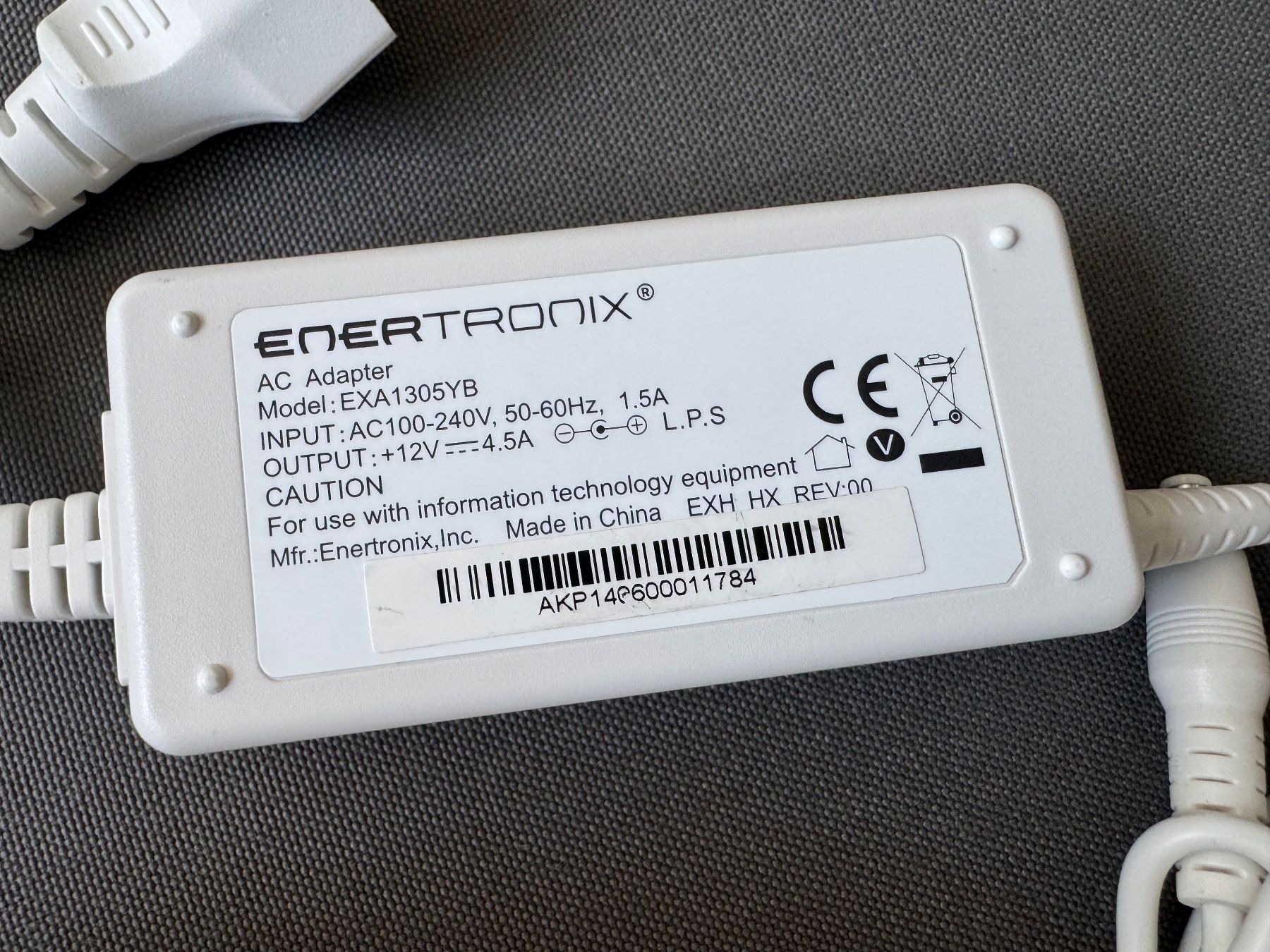 Unità & Adattatore: Adaptateur secteur ENERTRONIX – Usato da Lausanne venduto da Denis- 1