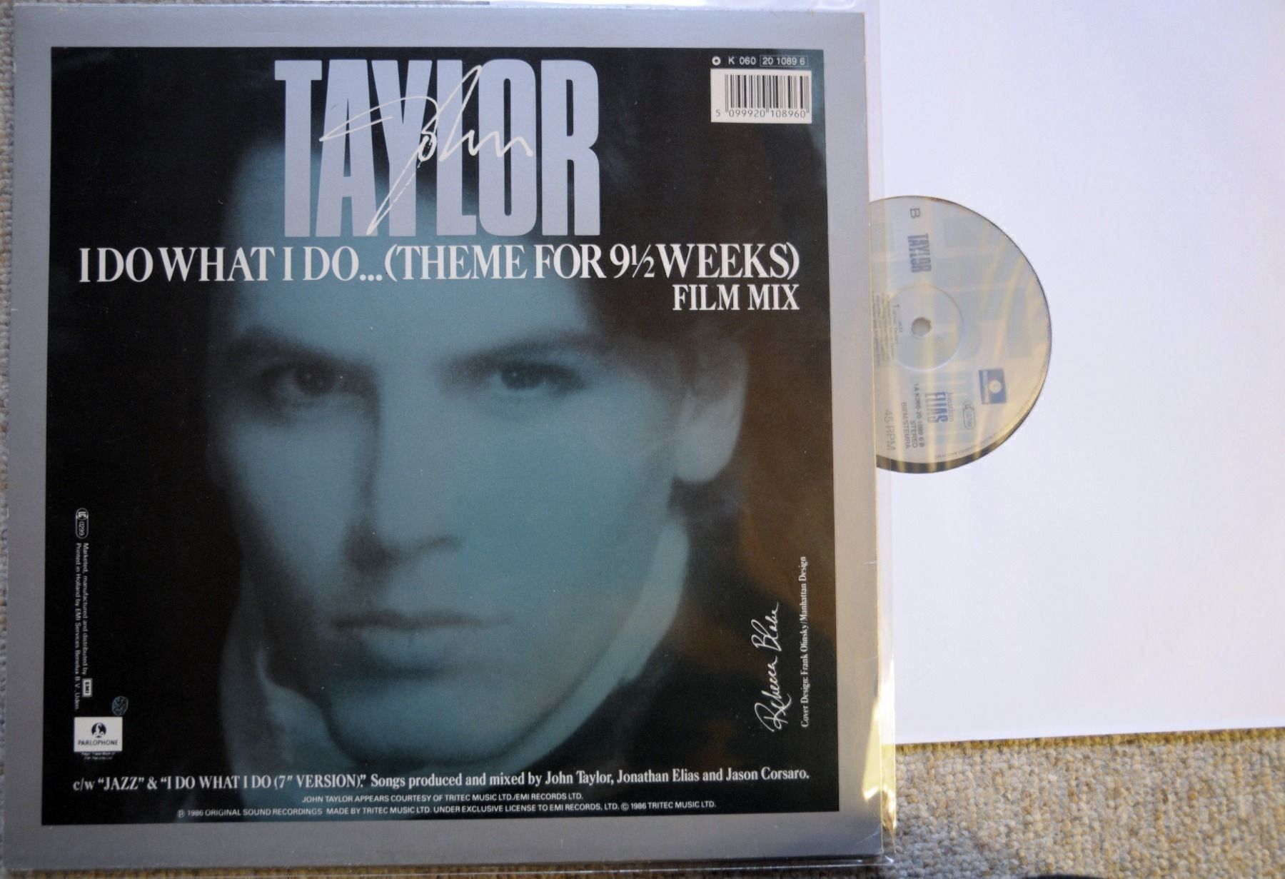 Schallplatten: John Taylor – I Do What I Do...Theme For 9 Weeks – Gebraucht aus Unterseen von vinylmore