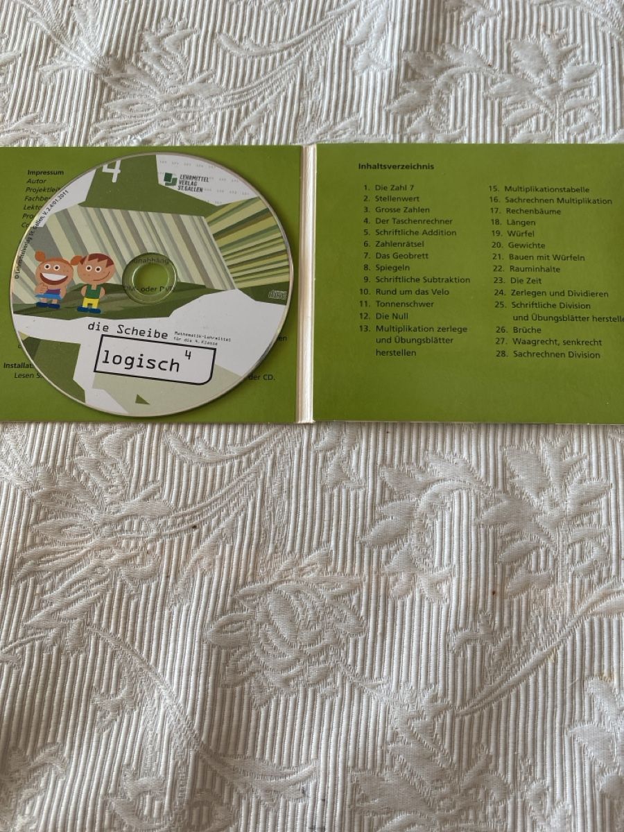 CD: Lernsoftware logisch 4 Mathematik 4. Klasse gebraucht – Usato da Rüeterswil venduto da Cornelia.sg 1
