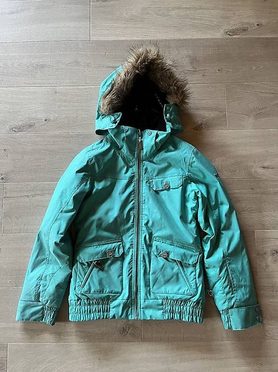 Wunderschone Winterjacke Damen Turkis Ebenbild